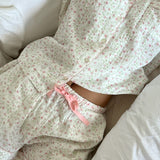 Pink Floral PJ Shorts