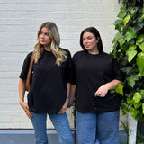 Black Oversized Tee